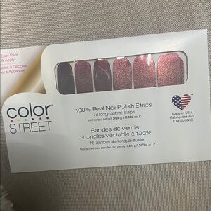 Color Street Sparkling Winter Opal Nail Strips